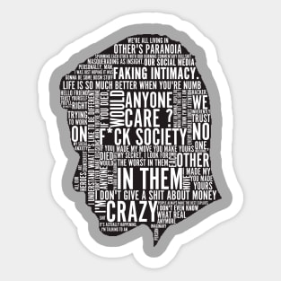 Mr robot quotes Sticker